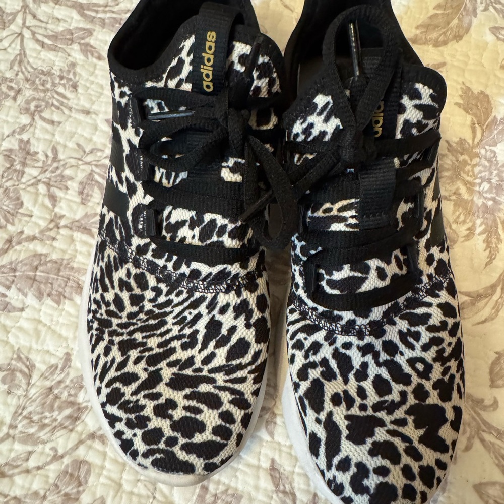 Adidas Women's Wild Black and White Sneakers